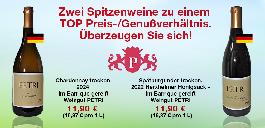Zwei Weine Weingut Petri