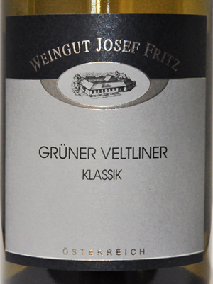 Etikett GRÜNER VELTLINER KLASSIK 2019 - Weingut Josef Fritz