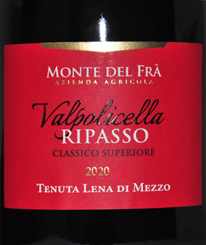 Etikett Valpolicella Ripasso Classico Superiore 2015 - Azienda Agricola Monte del Frá