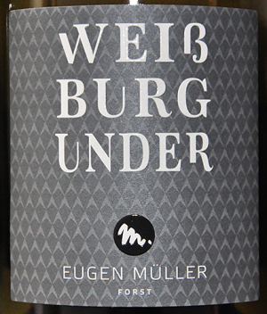 Etikett Weißburgunder