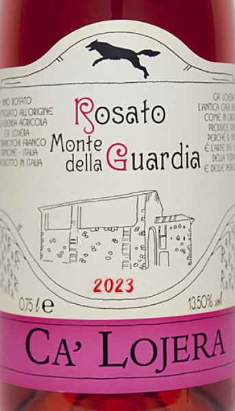 Etikett Rosé - Monte della Guardia 2020 - Azienda Agricola Ca' Lojera